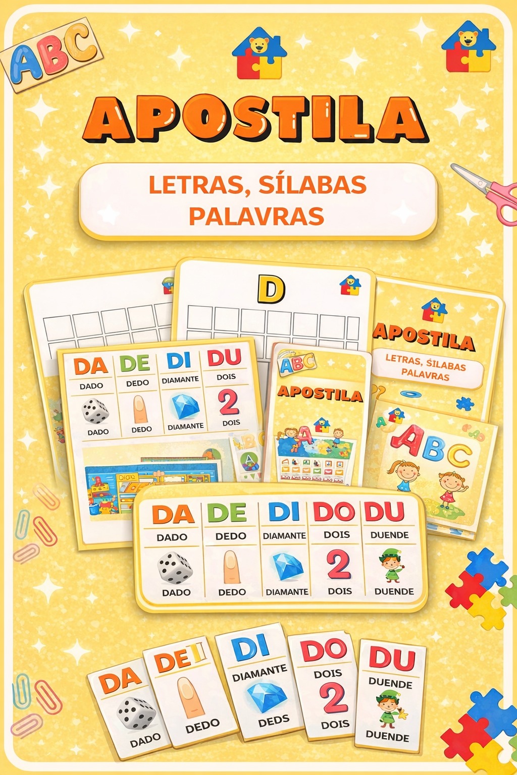 Letras, Sílabas e Palavras